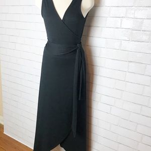 Gap Long Wrap Dress